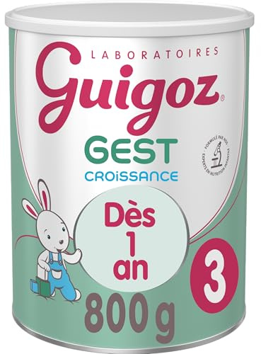 GUIGOZ GUIGOZGest 3 Lait de croissance en poudre de 1 à 3 ans - Boîte de 800g