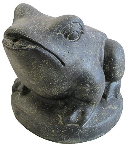 STONE art & more Frosch, Wasserspiel, 33 cm, Steinfigur, Steinguss, frostfest