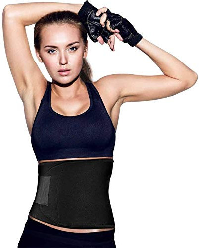 Bauchweggürtel Fitnessgürtel Schwitzgürtel Gürtel für Abnehmen, Verfügbar Einstellbare Länge Mehrweg Fettverbrennung Beschleunigter Schweiß Saunaeffekt, Geeignet für Fitness Laufen Usw