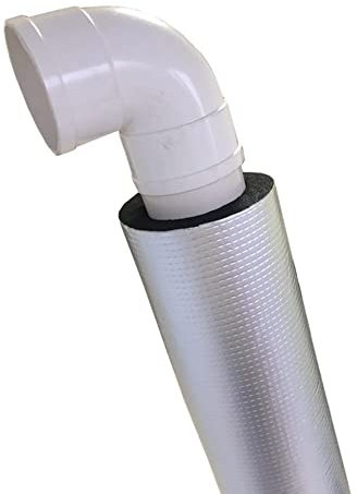 WFENG 100cm Isolierung Heizungsrohre, Gummirohrisolierung, Rohrisolierung Für Outdoor, Badezimmer, Solarwarmwasserbereiter/Thickness 10mm / ID 75mm