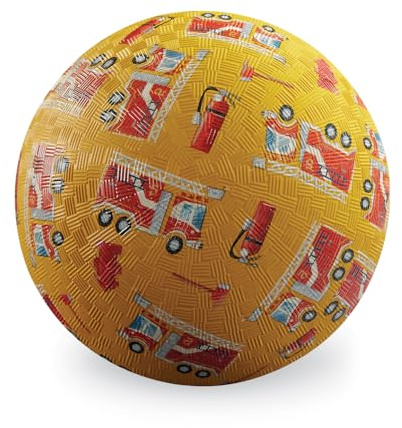 Crocodile Creek, 5 Inch Fire Truck Playground Ball