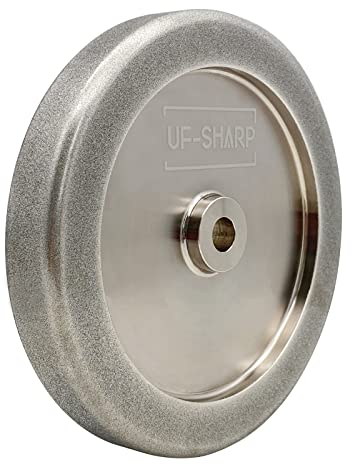 CBN Schleifscheibe, 200mm Durchmesser x 32mm Breite x 15.875mm(5/8 inch)Bohrung (Körnung 180)