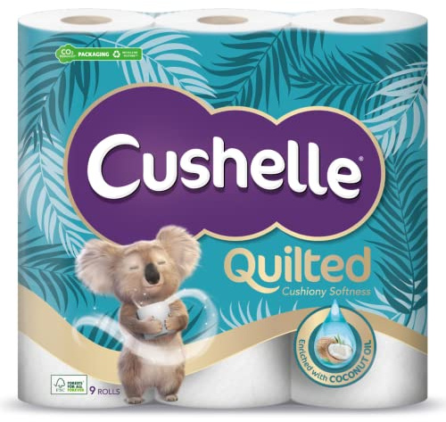 Cushelle Quilted Coconut 9 Rolls