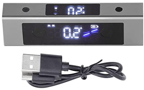 Misuratore di livello digitale, righello angolare laser senza fili, goniometro di livello portatile, display a LED, strumento di ricerca della misura, con batteria LI per scale, soffitti funzionanti