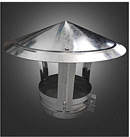 ZXCASDF Schornsteinabdeckung,Kaminabdeckung,Schornsteinhaube,Kaminhut,Kaminaufsatz,Edelstahl Vogelschutzgitter für Kamine, Luftungsaufsatz,Kaminhaube,Schornsteine,d29cm*50cm/11.42in*19.69in