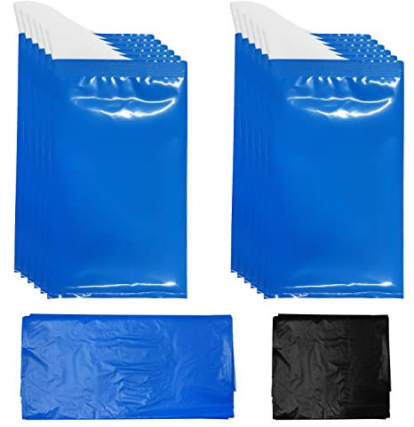 MUEEAD 12 pieces of urine bags, with a black shame bag, special emergency items for travel, portable emergency urine bags, unisex mobile portable toilets, special vomiting bags for station wagons