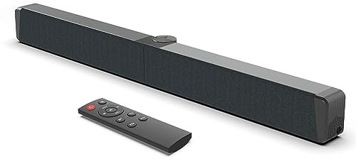 INFIBLA Altoparlante Bluetooth 5.0, Compatibile Con Smartphone, Televisori E Altoparlanti Per Computer, Dotato Di Telecomando. Compatto, Pieghevole E Fornito Di Cavo Coassiale E Ingresso Ottico