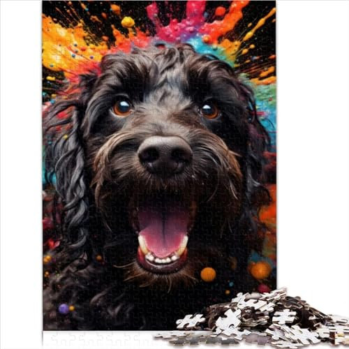 Cockapoo Puzzle, 1000 Teile, hochwertiges, 100% recyceltes Brett für Kinder ab 14 Jahren, Lernspiele für Erwachsene und Kinder, 1000 Teile (26 x 38 cm)