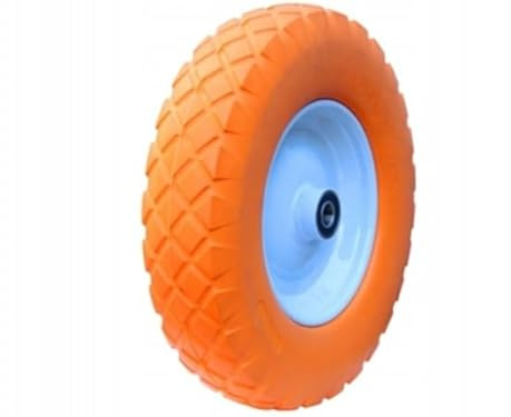 BK Shop Schubkarrenrad Vollgummi PU - Ø20 | Schubkarrenreifen Vollgummireifen Schubkarre Pannensicher Vollrad 4 00 8 00