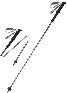Naturehike 178g Ultraleichte Trekkingstöcke, 4 Faltbare, verstellbare Abschnitte, 3K-Kohlefaser und Stock aus 7075er Aluminiumlegierung zum Gehen, Wandern, Bergsteigen (saphirblau - 120cm)