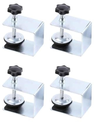 C Clamp Drawer Front Installation,Hardware Jig Woodworking Tool,Clamps Heavy Duty Stainless Steel Cabinet Clamps Cabinet,4Pack