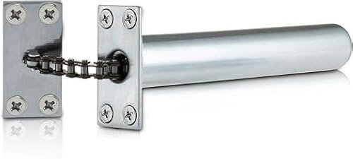 EUROART Concealed Door Closer, Internal Soft Close, Automatic, Chrome Finish, Metal, JAMB Mounted