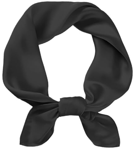 BSBUY Donna Foulard Quadrato, Foulard Simil Seta Donna, Donna Piccolo Foulard Quadrato, Vintage Tinta Unita Donna Foulard, Elegante Sciarpa da Donna, Donna Wristband Decorazione Copricapo, 70 * 70cm