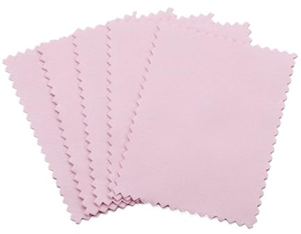 Chiffon à Polir les Bijoux Chiffon de polissage for argent, chiffons de nettoyage, chiffon d'essuyage doux, Anti-ternissement, outils de nettoyage for accessoires de bijoux Pour Le Nettoyage De Bijoux