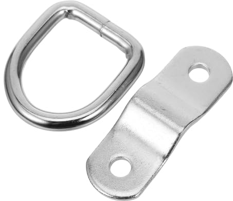 LOPUNER de Sujeción D Ring de Alta Resistencia para Remolques y Camiones Fijación Segura y Duradera para Carga Inoxidable Diseño para Transporte y Almacenamiento