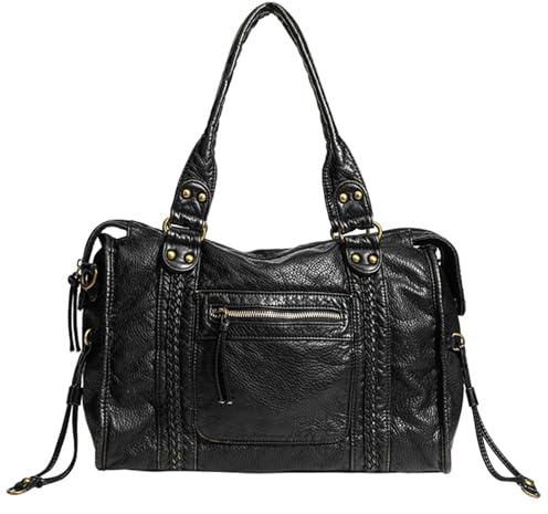 Sac à bandoulière rétro élégant de grande capacité pour adultes et amateurs de mode rétro