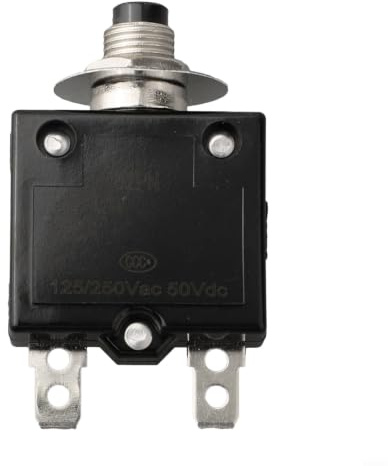 Interruttore termico a pulsante 5A-30A Reset manuale protezione da sovraccarico per dispositivi 125V AC (5A)