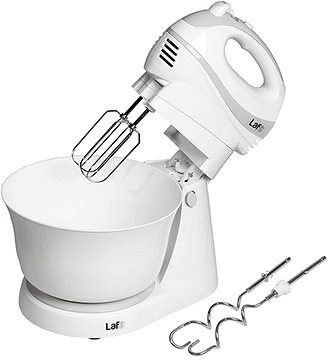 Lafé MRK002M - Frullatore manuale con ciotola rotante da 3,5 l, 300 W, 5 livelli di velocità