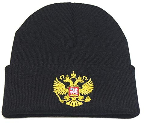 Esercito Russo KGB Cosacche Stoffe Cappelli Aquila Imperiale Chrest Badge Beanie Headwear di Decoro