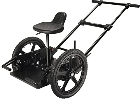 PROAIM Falcon Pro Stabilized Camera Rickshaw Support for Gimbal & Handheld Setups. Includes Push/Pull Bar, Large Platform & Footrests. Hydraulic Twin Shock Absorbers. 200kg Payload (RCSW-FLCN-01)