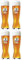 Krombacher Biergläser Weizen 500 ml - 4 Stück