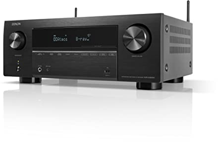 Denon AVR-X2800H 7.2-Kanal AV-Receiver, HiFi Verstärker mit Dolby Atmos, DTS:X, 6 HDMI Eingängen und 2 Ausgängen, 8K HDMI, Bluetooth, WLAN, AirPlay 2, HEOS Mulitroom, Alexa kompatibel, schwarz