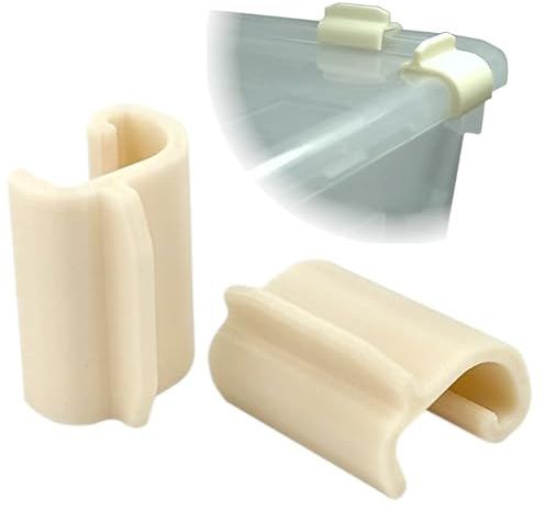 Verschlussclips für IKEA Samla Box Boxen Verschlussklips abgerundet kompartibel zu Ikea-Samla Clips … (4Stk, 5L/11L/22L)