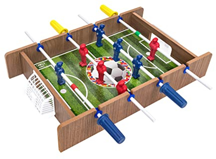 Family Games 41401 Holz Tischfußball, Mehrfarbig