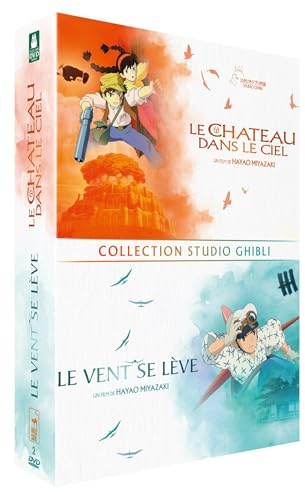 Ghibli - coffret 2 films : le château dans le ciel + le vent se lève [FR Import]