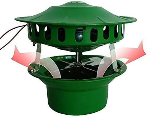 XENITE Electric Chimney Fan 80W Chimney Exhaust Fan Chimney Flue Fan for BBQ Hut Fireplace Thermo Stove Wood Oven-1pc/