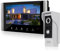 OBO Hands Video Intercomunicador con Cable 7 Pulgadas Video Puerta Sistema Kits Apoyo Desbloqueo Monitoreo para Villa Casa Oficina Apartamento