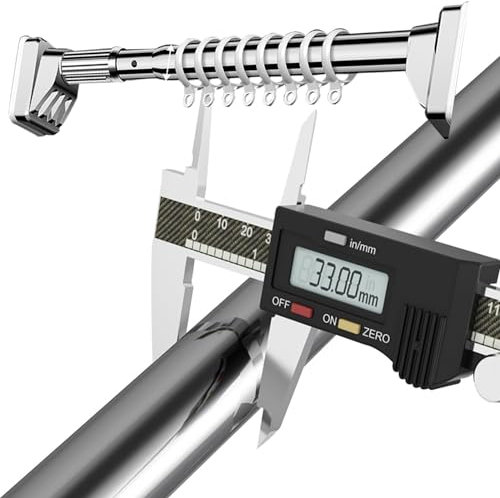 Saugnapf-Gardinenstange Ohne Bohren, 360CM-450CM 410CM-500CM Duschvorhangstange, Vorhangstange Teleskopstange Vorhang, Spannstange für Badezimmer, Schrank, Fenster, Raumteiler(Edelstahl,210cm-300cm)