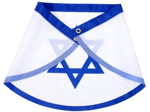 SEWOART Israelische Gartenflagge für Außendekoration Farbecht und Waschbar mit Metallösen Leuchtende Farben Nationalflagge für Partys und Festivals