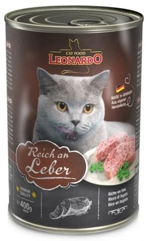 Leonardo Quality Selection para Gatos Pack De 6 Latas (Rico En Hígado 400 Gr)