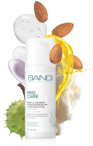 Bandi PRO Care - Anti-Rötungen Gesichtscreme, Rosacea Pflege, Tranexamsäure | Spezialpflege für Gefäßhaut. Reduziert sichtbare Äderchen und Rosacea-Symptome, lindert Rötungen und spendet Feuchtigkeit