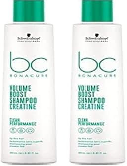 Schwarzkopf Bonacure Volumen Boost Champú Creatine 250 ml (Paquete de 2)