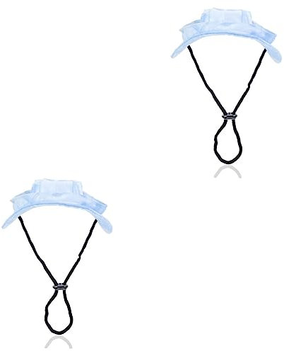 BESPORTBLE 2stücke Pet Decor Hundemütze Verstellbare Baseballmütze Für Hunde Süße Sonnenhut Für Sommer Atmungsaktive Und Bequeme Mütze Mit Ohrlöchern Idealer Schutz Vor