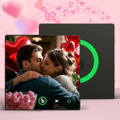 SOUFEEL Kühlschrankmagnet mit Musik und Foto Personalisierte Geschenk für Frauen und Männer Personalisierter Spotify Fotomagnet Fotogeschenke für Jahrestag Geburtstag Paare Freundin Partner