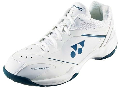 YONEX Power Cushion 65 X4 Men's Badminton Shoes - Power Cushion Cushioning and Radial Blade Sole for Optimal Performance, White, 9 UK