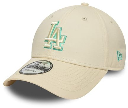 New Era Los Angeles Dodgers 9Forty Cap Beige Neon Outline