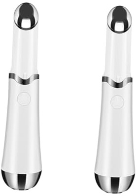 NIYANGLE 2pcs Electric Eye Massage Device for Aging Heated Eye Massager Function for Relaxation at Home Office