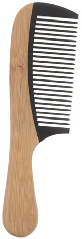 OATIPHO Holzkamm Für Haare Und Bart Flaches Design Für Haartypen Antistatisch Mit Massagefunktion Für Kopfhaut