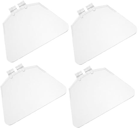 POPETPOP Protections Oculaires Dispositif de Protection Fiable et Stable en Plastique Transparent Lot de 4 pour Meuleuse Meulage en Atelier