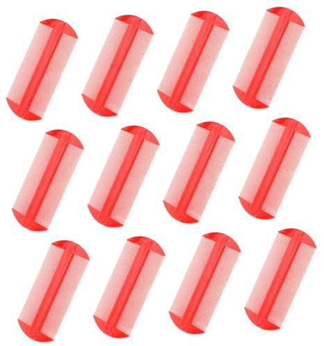 Peine de Doble Cara 12 Piezas de Plástico para Detección | Dientes Finos, Uso en Seco y Húmedo, Elimina Liendres, para Niños y Adultos Color Aleatorio