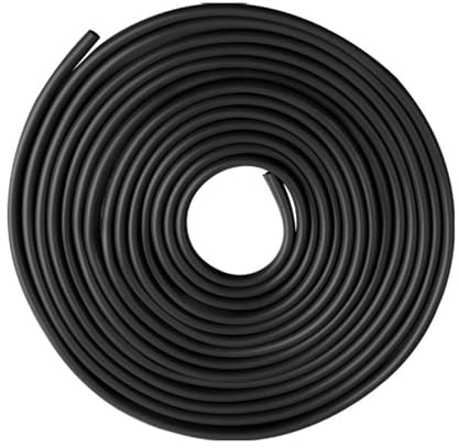 5 Mètres Bande de Protection de Bord de Porte de Voiture, Joint de Porte Voiture, Protections pour Portières Auto, Facile à Installer, Compatible per SUV, et Plupart des Modèles de Véhicules (Noir)
