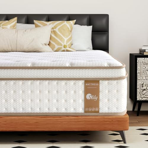 Slily Premium-Matratze 90x200 H3 Produziert nach Deutschem Qualitätsstandard, Höhe 30cm Federkernmatratze mit Öko-Tex Zertifiziert, 7-Zonen 1.000er Tonnentaschenfederkernmatratze