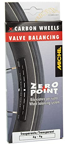 Miche Zero Point Wheel Balancing Weight, Transparent, 6g - 9g