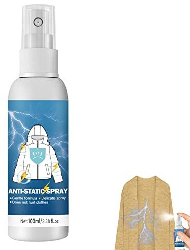 Statisches Spray Für Kleidung | Antistatik Spray für Kleidung und Textilien Antistatisches Spray | Natürlich Antistatikmittel Möbel Antistatikspray Rückstandsfreies Sprüht Für Reduziert tische