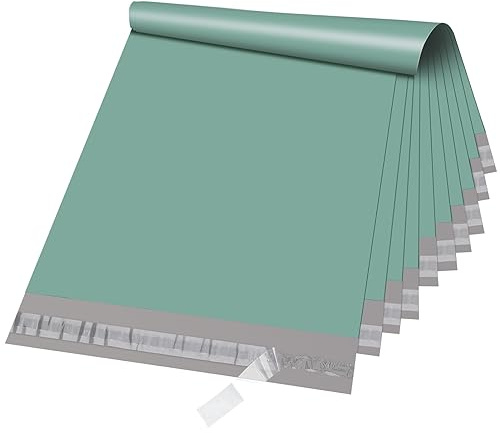 Metronic Poly Mailers 10x13 100 Pack, Small Strong Adhesive Shipping Bags