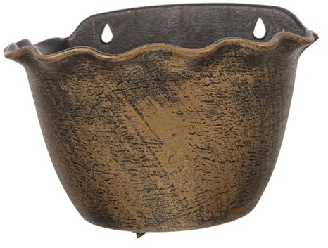 YARNOW Wandmontierter Blumentopf Aus Kunststoff Zum Aufhängen Blumenständer Für Balkon Und Garten Hängender Pflanztopf Für Sukkulenten Und Pflanzen Wandpflanzer Zum Einfachen Befestigen